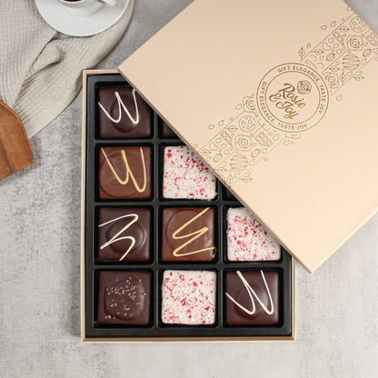 Rosie & Joy Chocolate Covered Graham Crackers - 12 Gourmet Squares